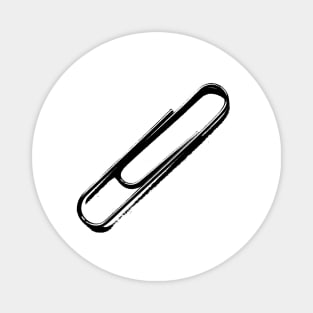 The Paperclip - black edition Magnet